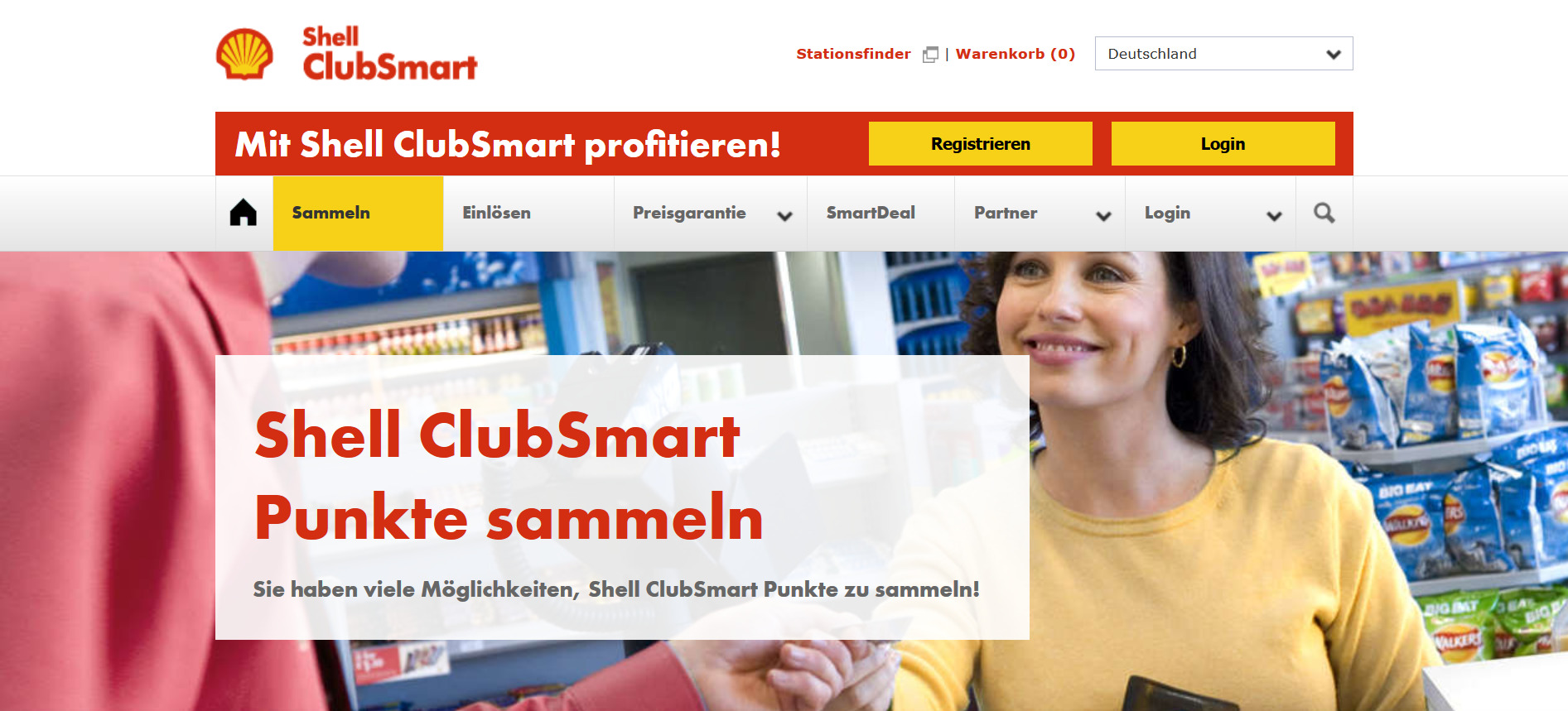 Shell Club Smart De Shell ClubSmart Punkte für über 350 Prämien