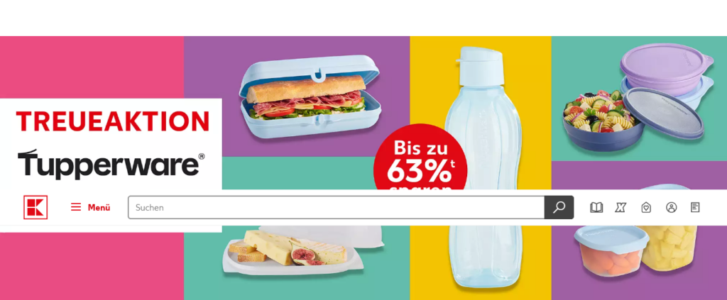 Tupperware-Punkte bei Kaufland für Frischedosen und Küchenhelfer